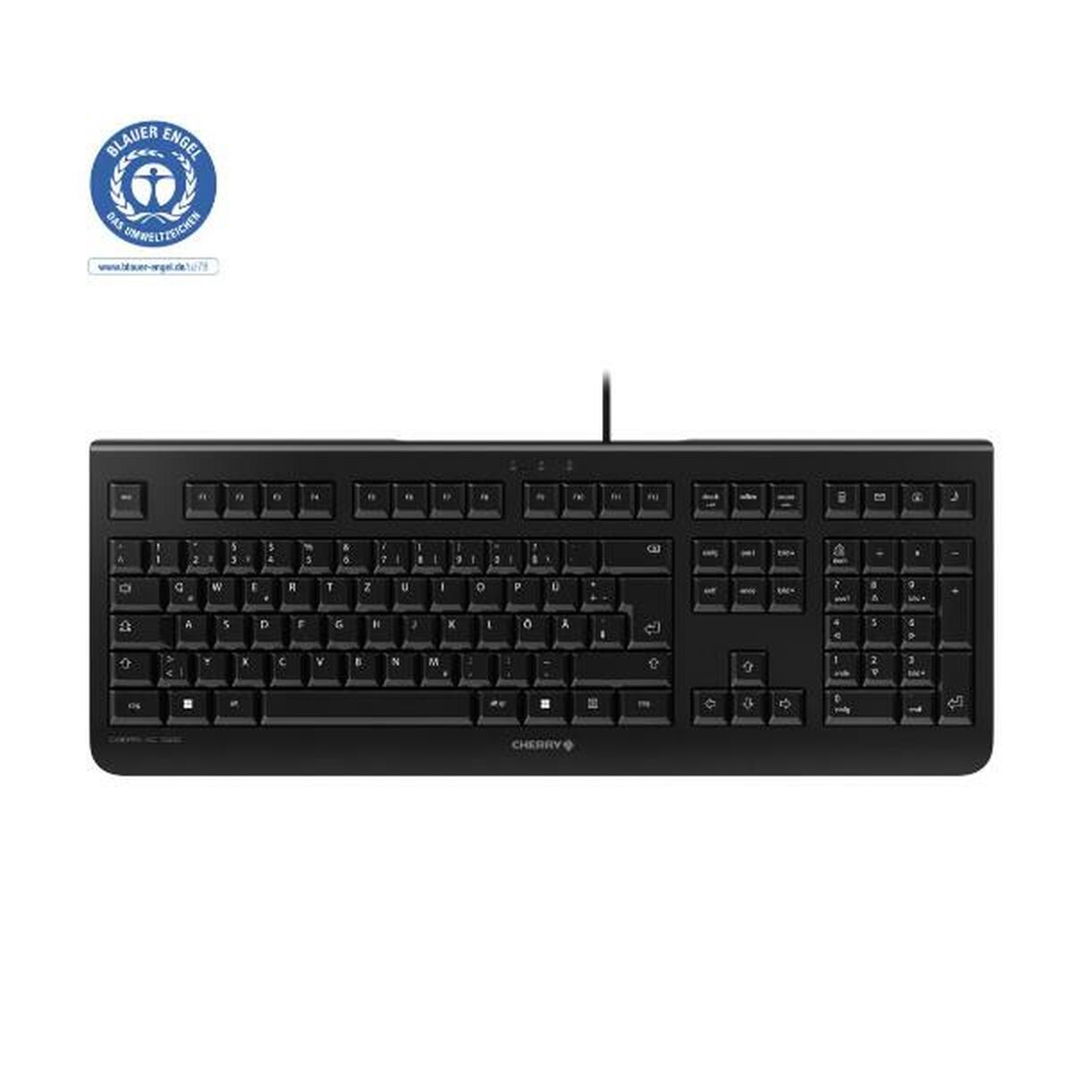 Tastatur Cherry KC 1000 Sort Spansk qwerty